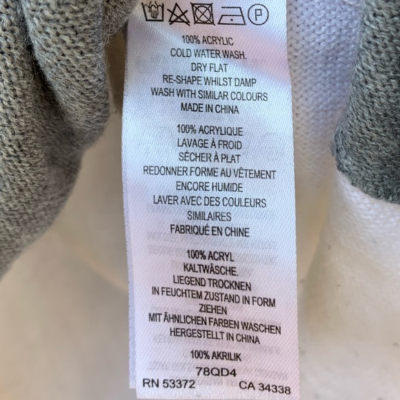 French Connection two tone color block long sleeve sweater - Picture 10 of 10